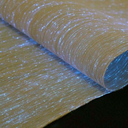 PAOLA FLUO YELLOW FABRIC (LUMINOUS FIBER OPTIC FABRIC)